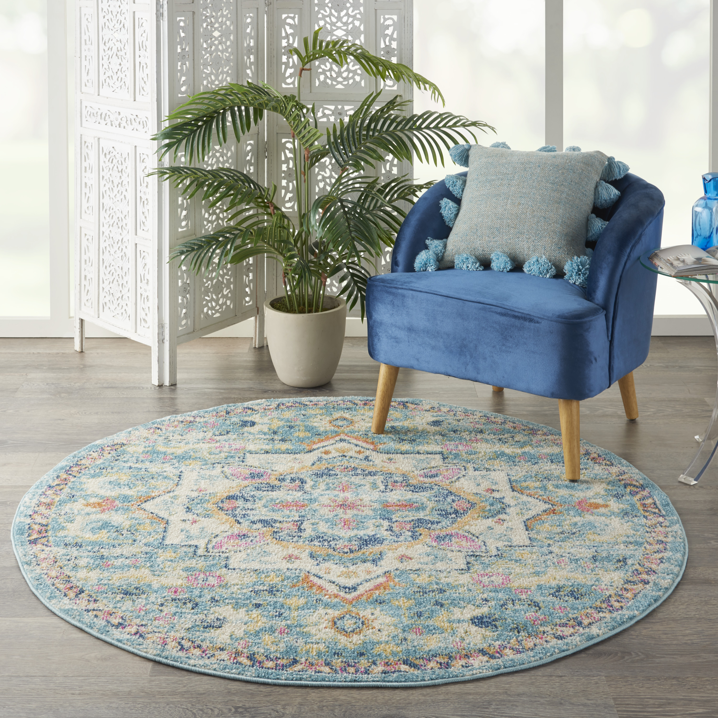 4' Round  Rug