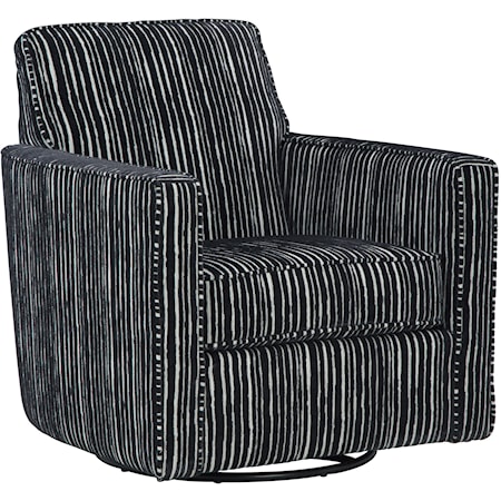 Hynde Contemporary Swivel Accent Chair