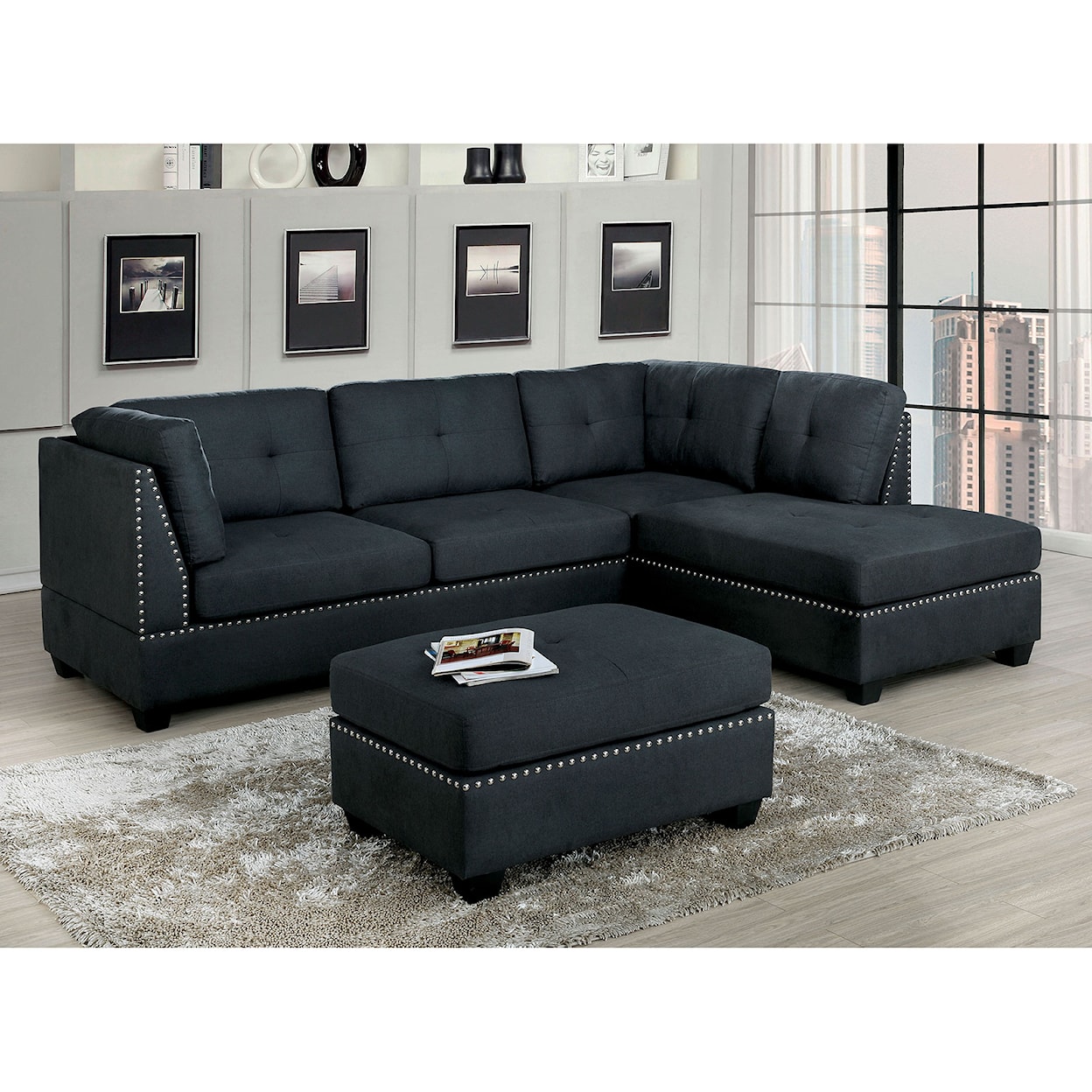 Furniture of America Lita Sectional