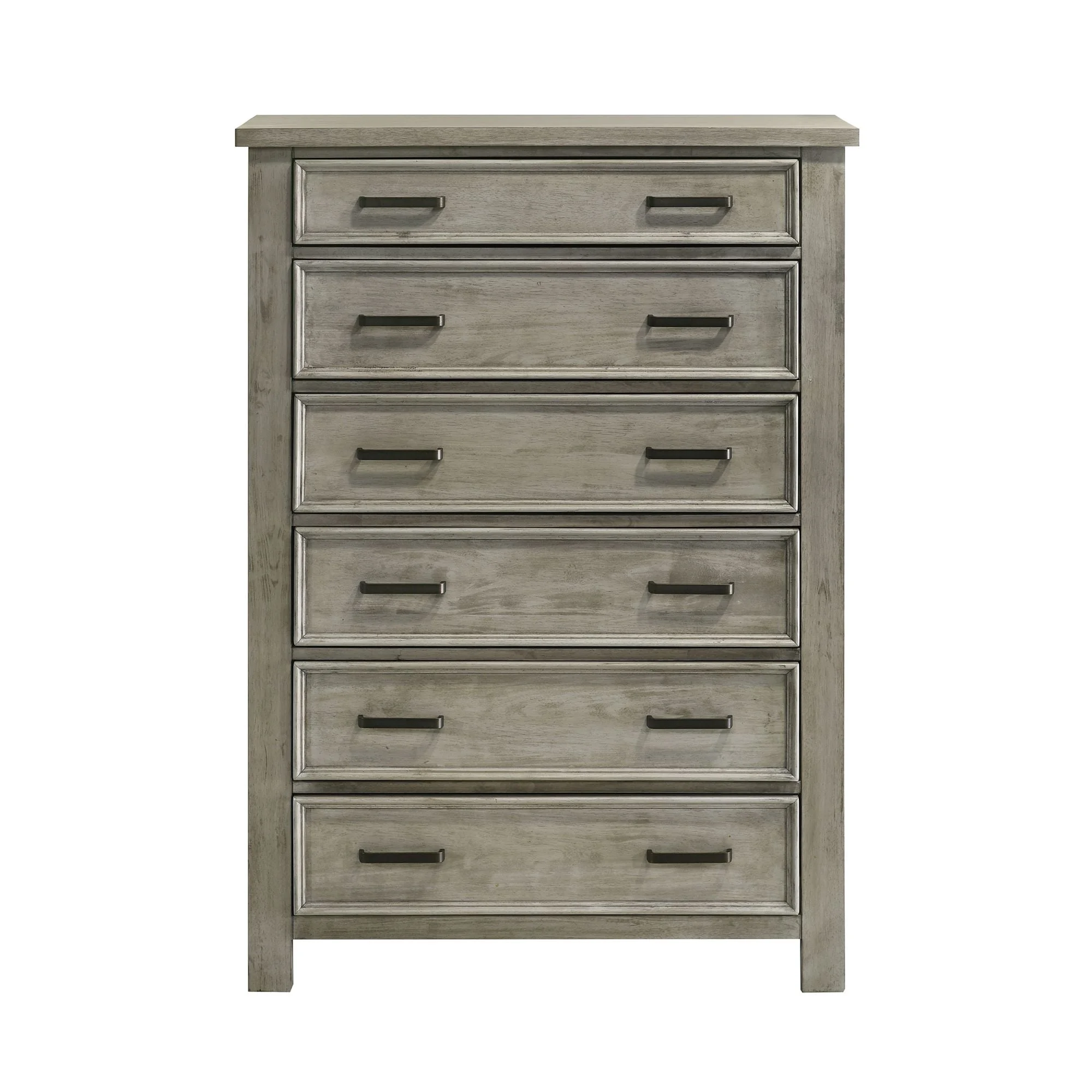 Elements International Sullivan 320124042 Transitional 6-Drawer Bedroom ...