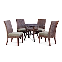 Tropical 5-Piece Dining Set