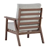 Signature Design by Ashley Emmeline Set of 2 Outdoor Lounge Chairs with Cushions