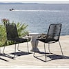 Armen Living Shasta Outdoor Patio Dining Chair - Set of 2