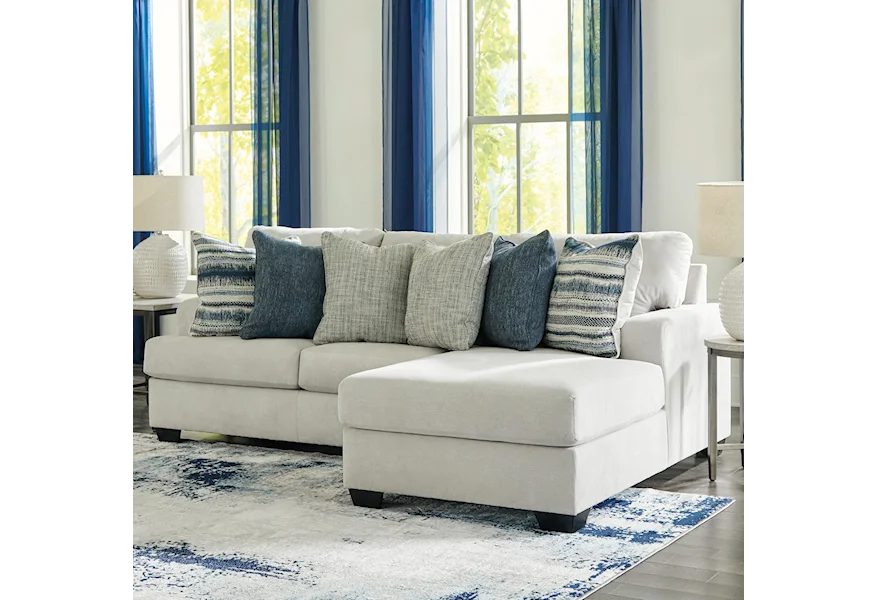 Lowder 2-Piece Sectional with Chaise by Benchcraft at Furniture Fair - North Carolina
