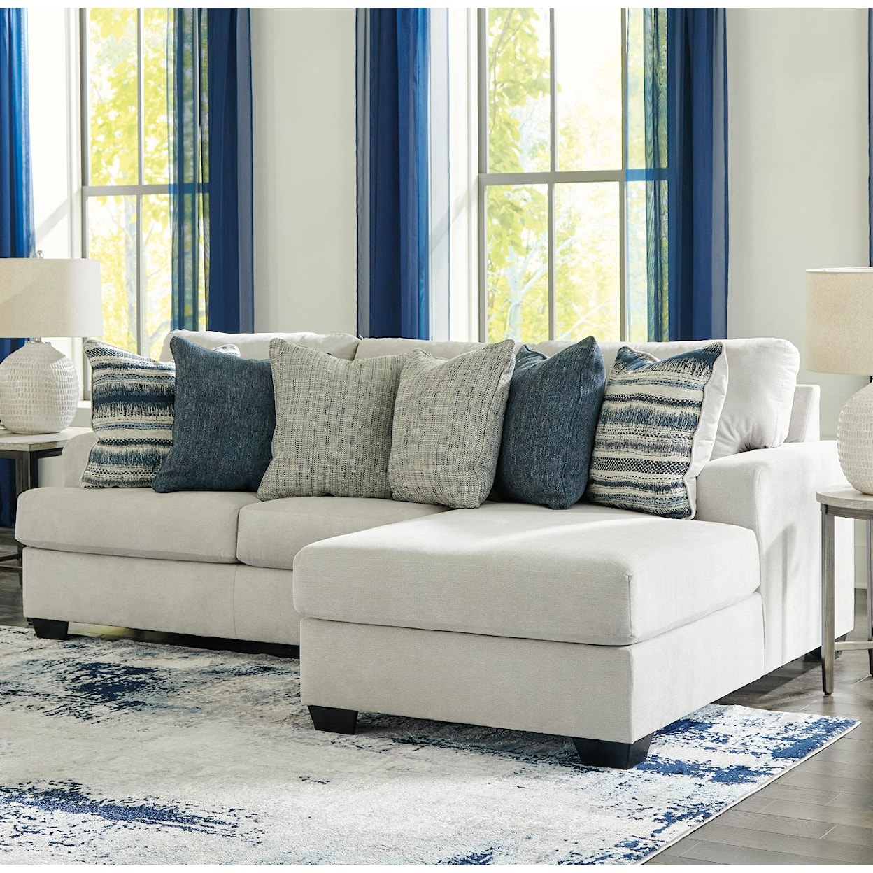 Benchcraft by Ashley Lowder 2-Piece Sectional with Chaise