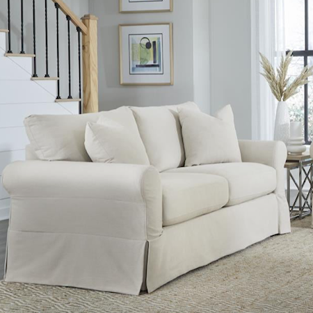 Slip Cover Loveseat