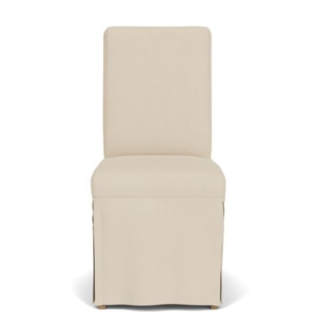 Upholstered Skirted Dining Side Chair