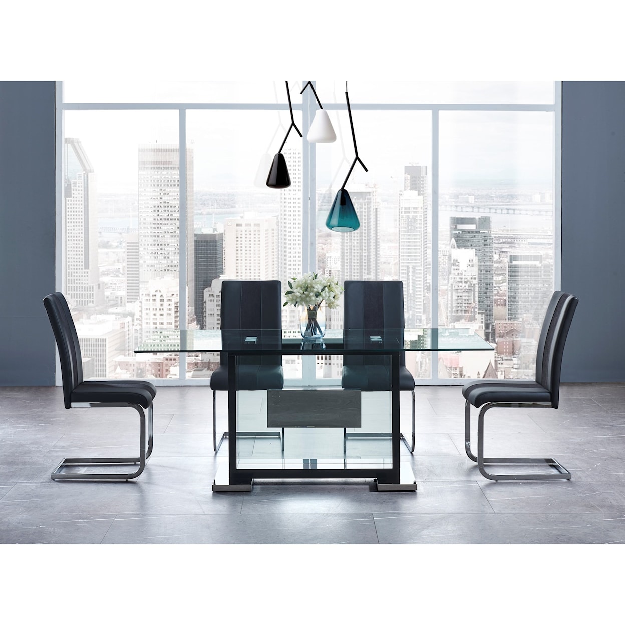 Global Furniture D915-WH Dining Chair