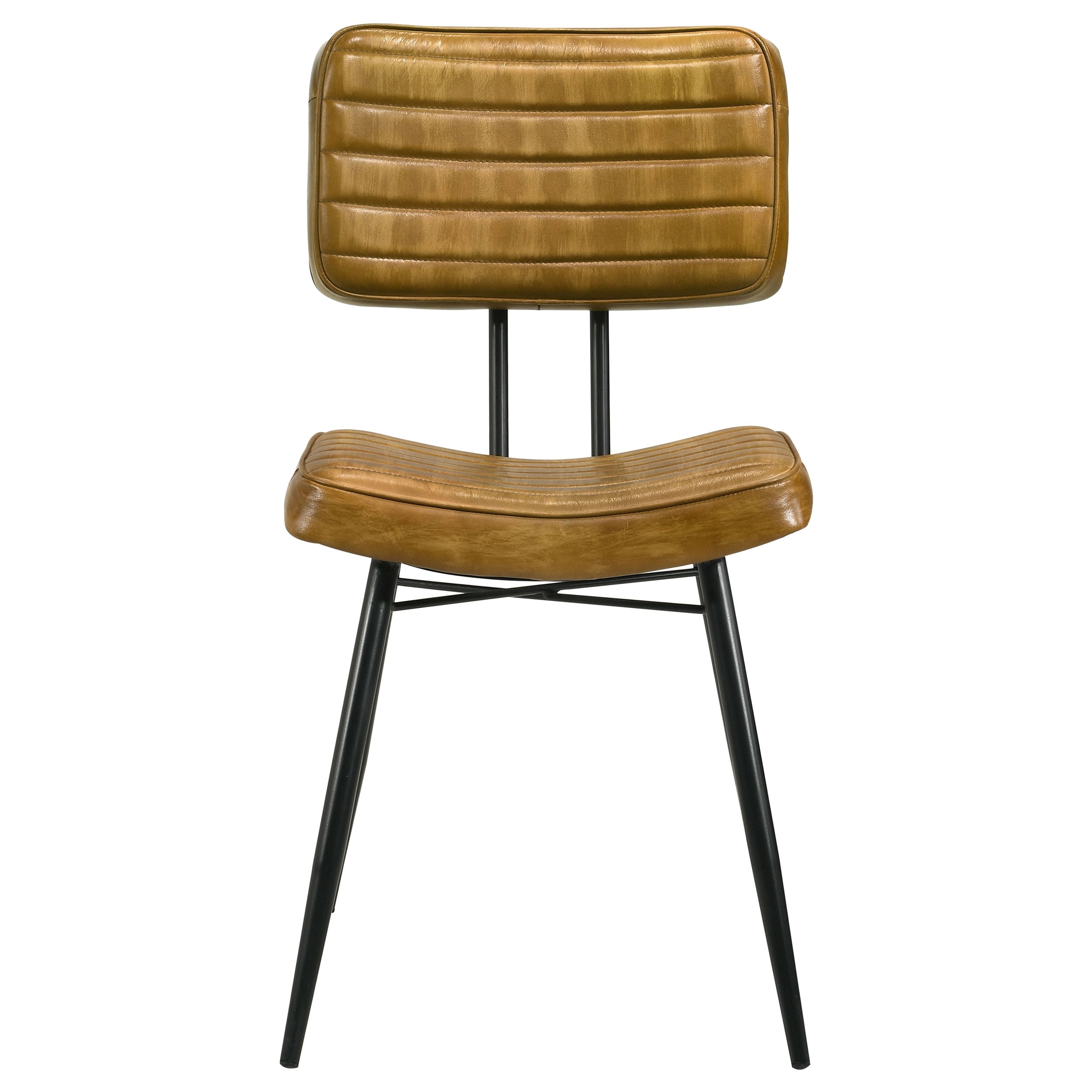 Misty Leather Dining Side Chair