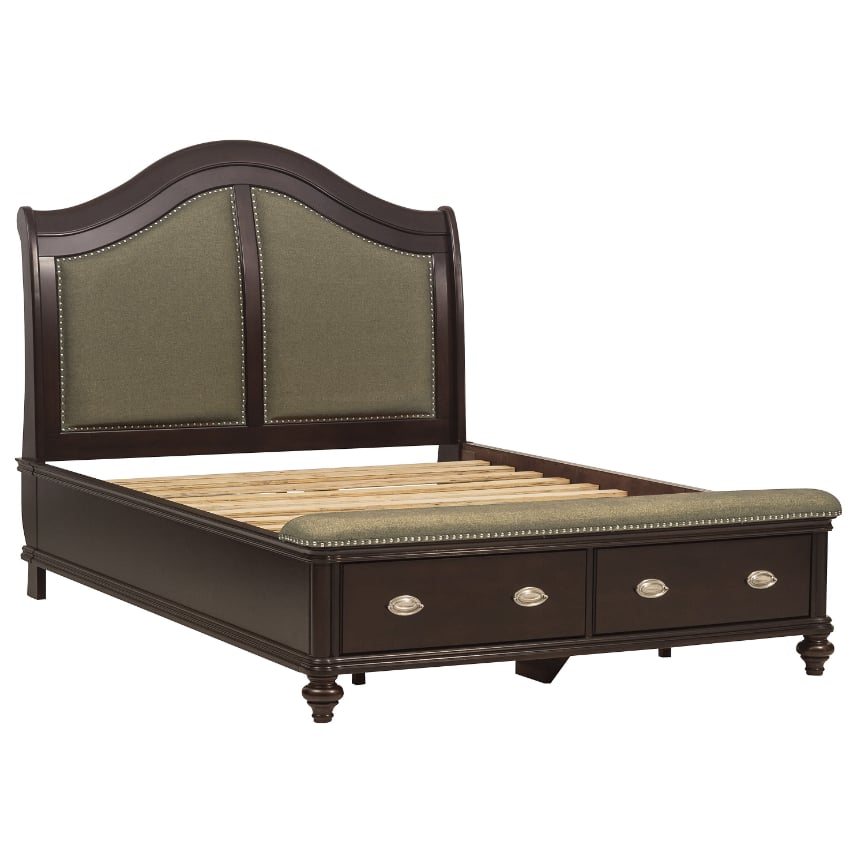 Queen Sleigh Storage Bed