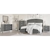 New Classic Furniture Kailani King Bed Upholstered