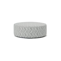 Mingle Ottomans Contemporary Round Ottoman