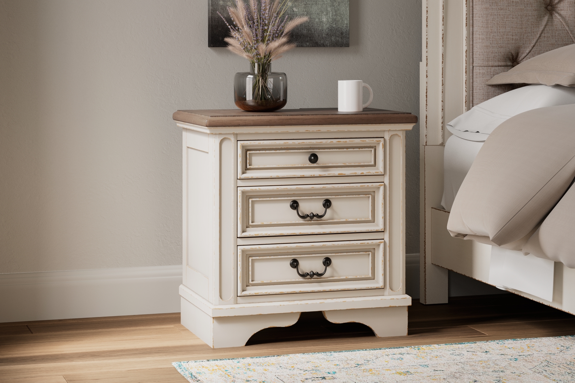 3-Drawer Nightstand