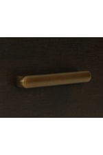 Rounded oil-rubbed brass hardware adds a luxurious touch of elegance and charm