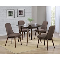 Mid-Century Modern 5-Piece Dining Set