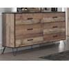 New Classic Furniture Elk River Dresser- Rustic