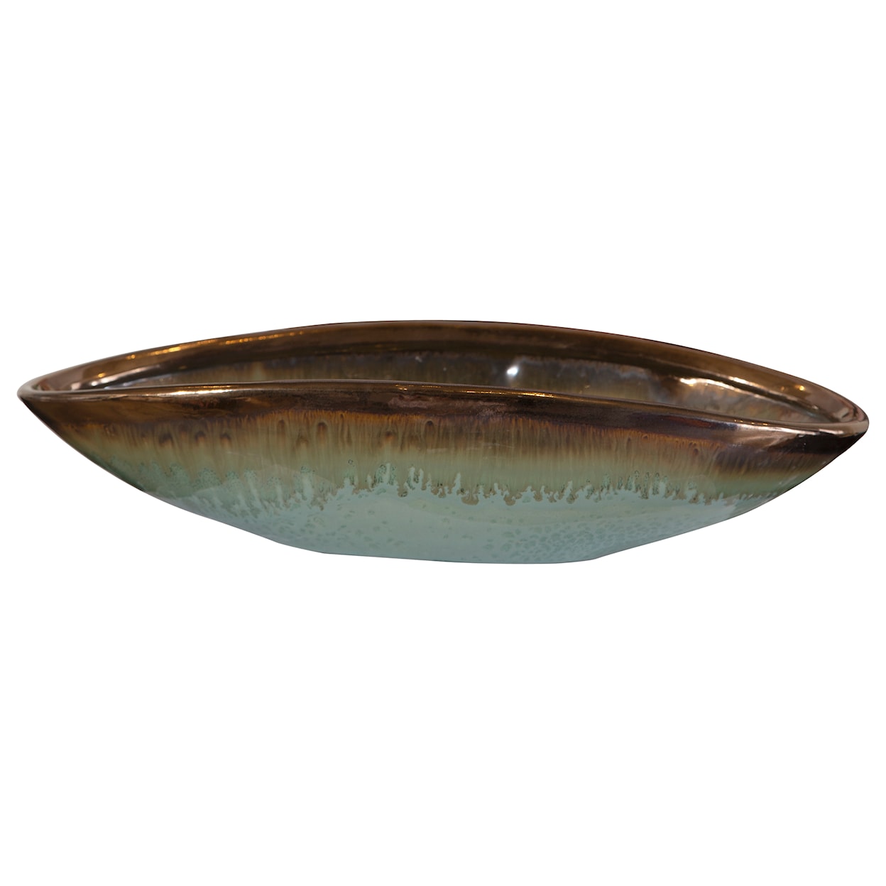 Uttermost Iroquois Iroquois Green Glaze Bowl