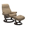 Stressless by Ekornes Sunrise Large Chair & Ottoman with Classic Base