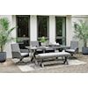 Signature Design by Ashley Elite Park Outdoor Bench with Cushion