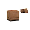 Smith Brothers 894 Storage Ottoman w/ Tapered Leg