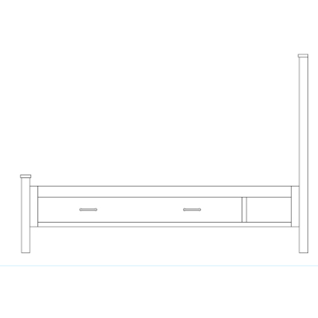 Twin Supreme Pedestal Bed