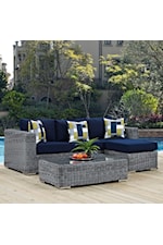 Modway Summon Summon Coastal Outdoor Patio Sunbrella® Sofa - Gray