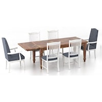 Customizable 7-Piece Dining Table Set