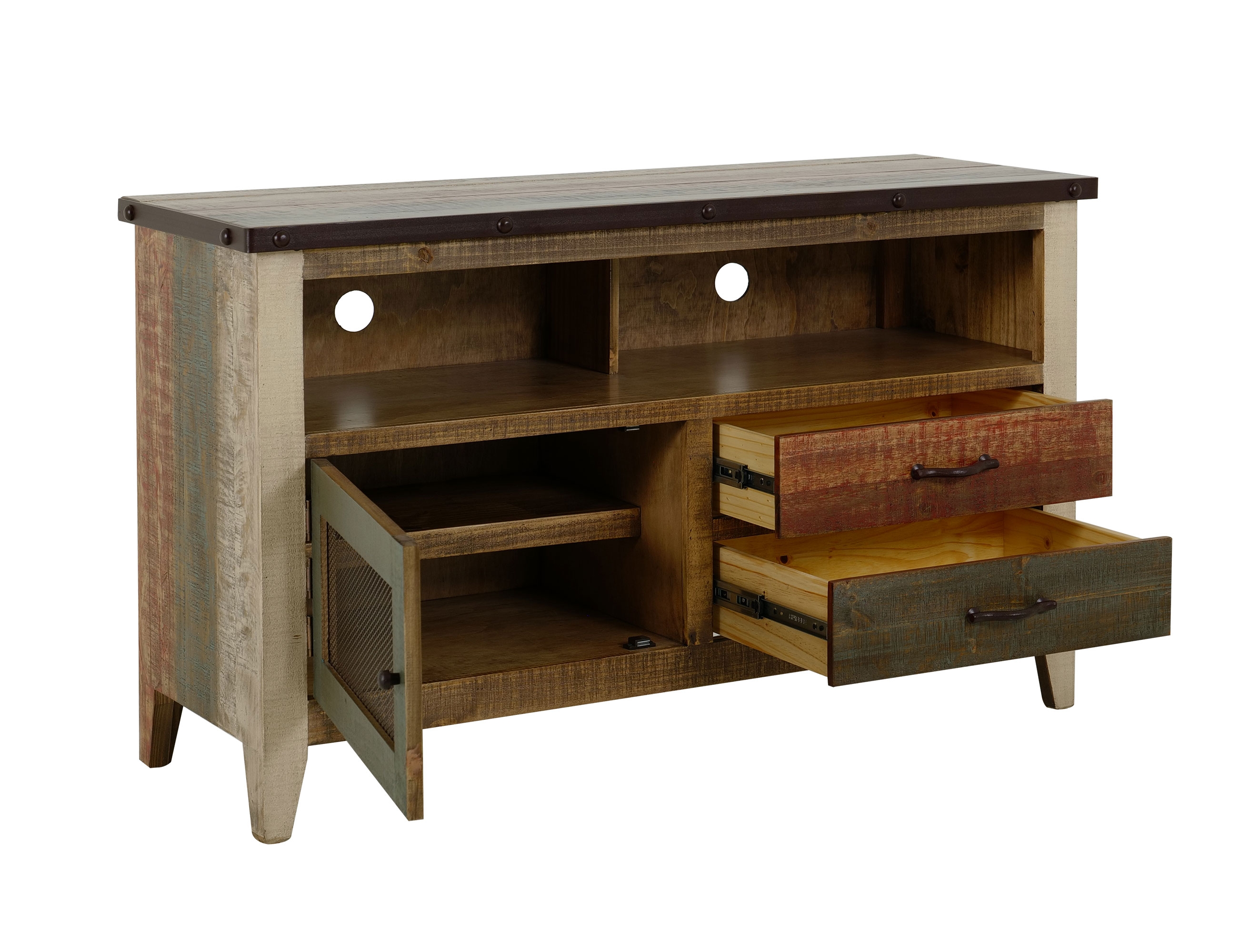 International Furniture Direct Antique 52" TV Stand