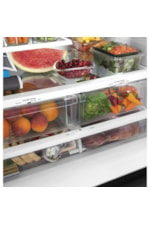 GE Appliances Refrigerators Ge Profile(Tm) Series Energy Star(R) 22.1 Cu. Ft. Counter-Depth Fingerprint Resistant French-Door Refrigerator With Hands-Free Autofill