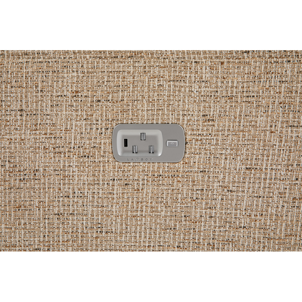 La-Z-Boy Dorian Power Reclining Loveseat, Lumbar & Console