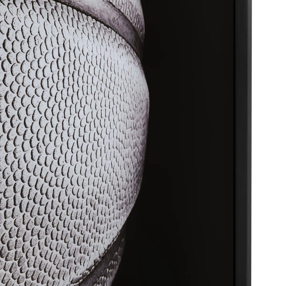 Double Dribble Framed Glass Print