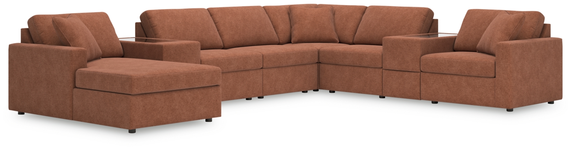 8-Piece Sectional With Chaise