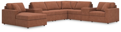 8-Piece Sectional With Chaise