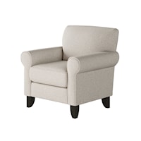 Accent Chair with Rolled Arms