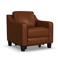 Transitional Leather Power Incliner with Slope Arm