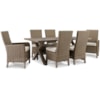 Signature Design Beach Front 7-Piece Outdoor Dining Set