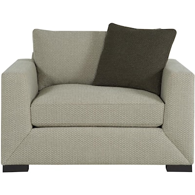 Bernhardt Bernhardt Interiors Nicolette Chair and a Half Without Pillows