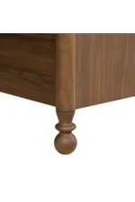 Flexsteel Statements Azalea Traditional Queen Upholstered Bed