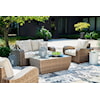 Signature Design by Ashley Sandy Bloom Outdoor Lounge Chair with Cushion