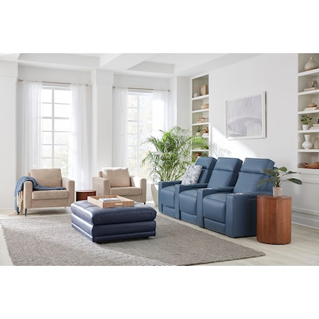 3-Seat Power Reclining and Lumbar Sofa