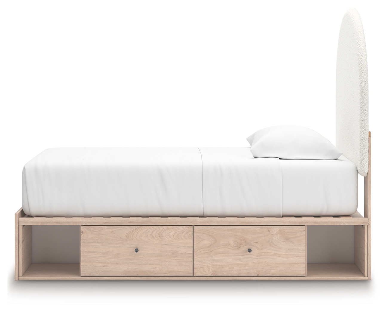 Signature Design by Ashley Shapella Twin Upholstered Panel Bed