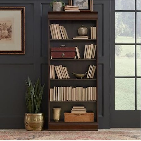 Stepped Bookcase Wall