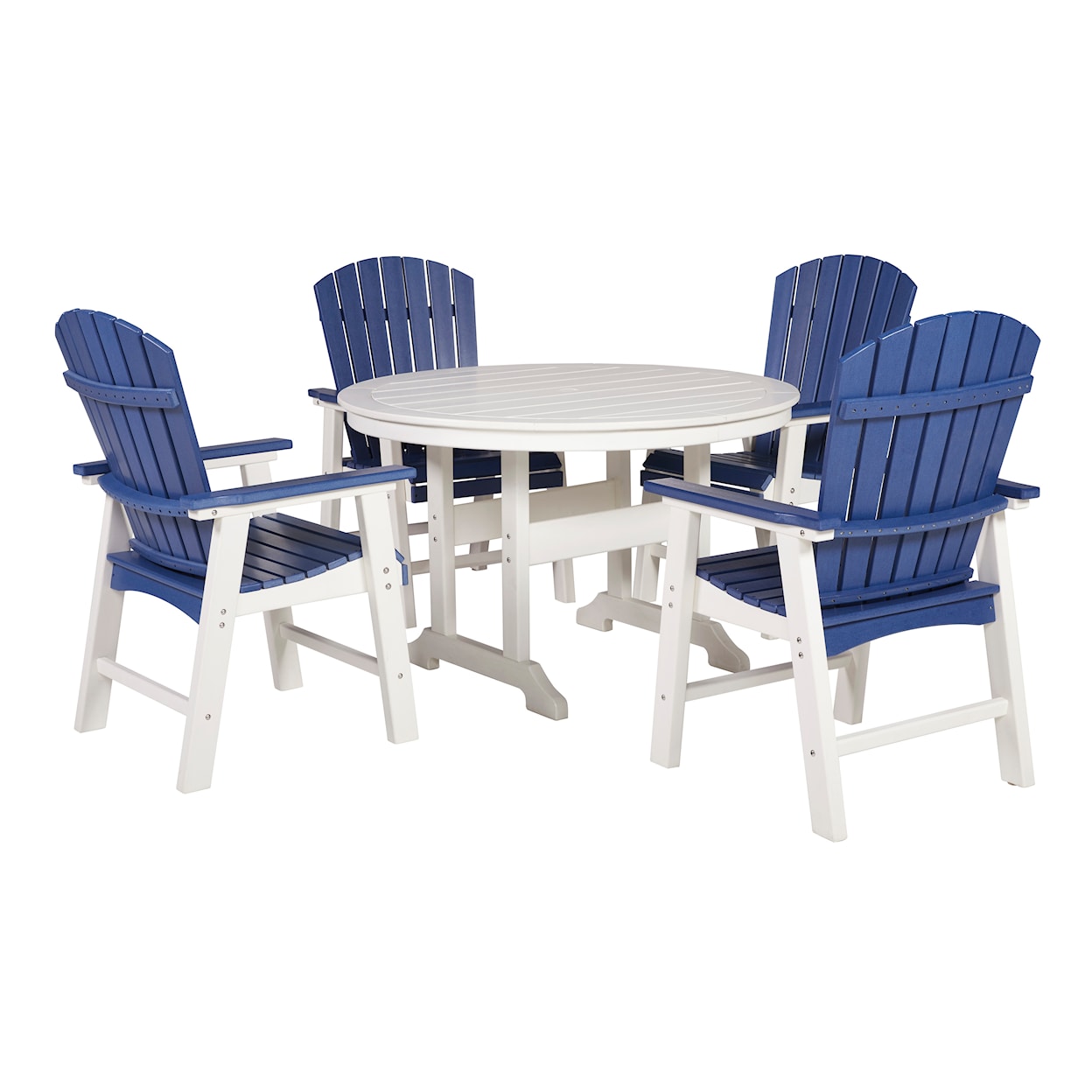 Ashley Furniture Signature Design Crescent Luxe 5-Piece Dining Set