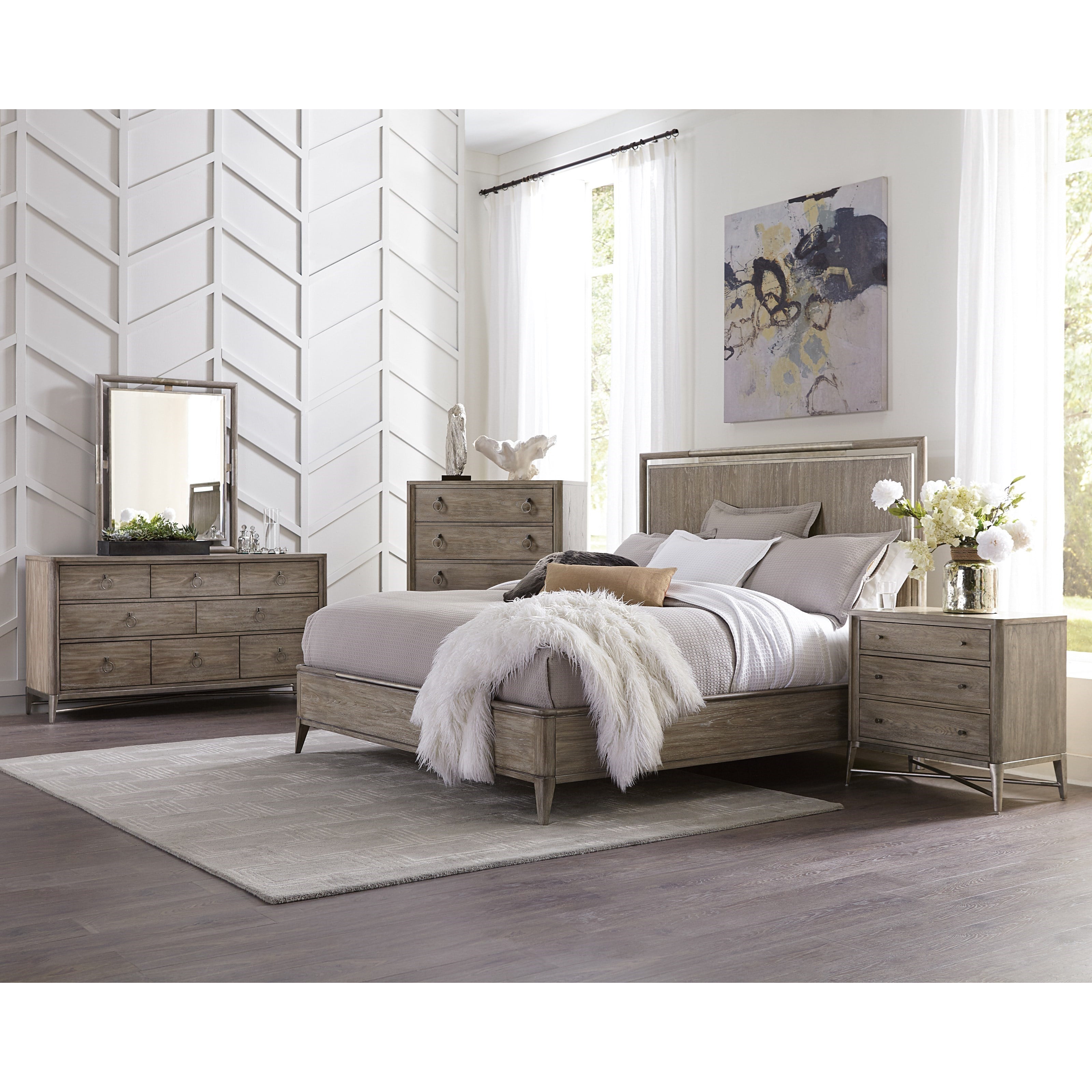 Riverside Furniture Sophie Queen Panel Bed