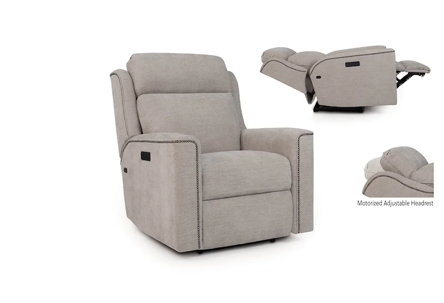 753 Power Recliner by Smith Brothers at Westrich Furniture & Appliances