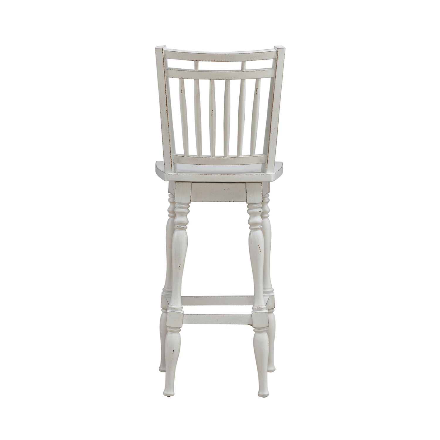 Spindle Back Swivel Bar Stool