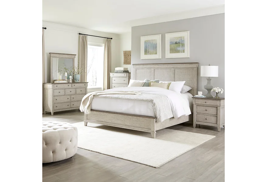 Ivy Hollow Five-Piece King Bedroom Set by Liberty Furniture at SuperStore