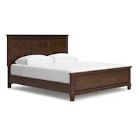 Transitional California King Panel Bed