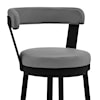 Armen Living Bryant Swivel Barstool