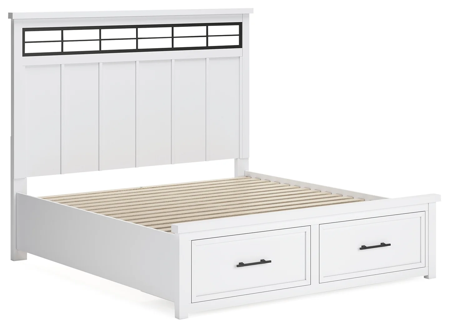 Bryan Kiyatakeさん専用③ Benchcraft Ashbryn B844B4 King Panel Storage Bed